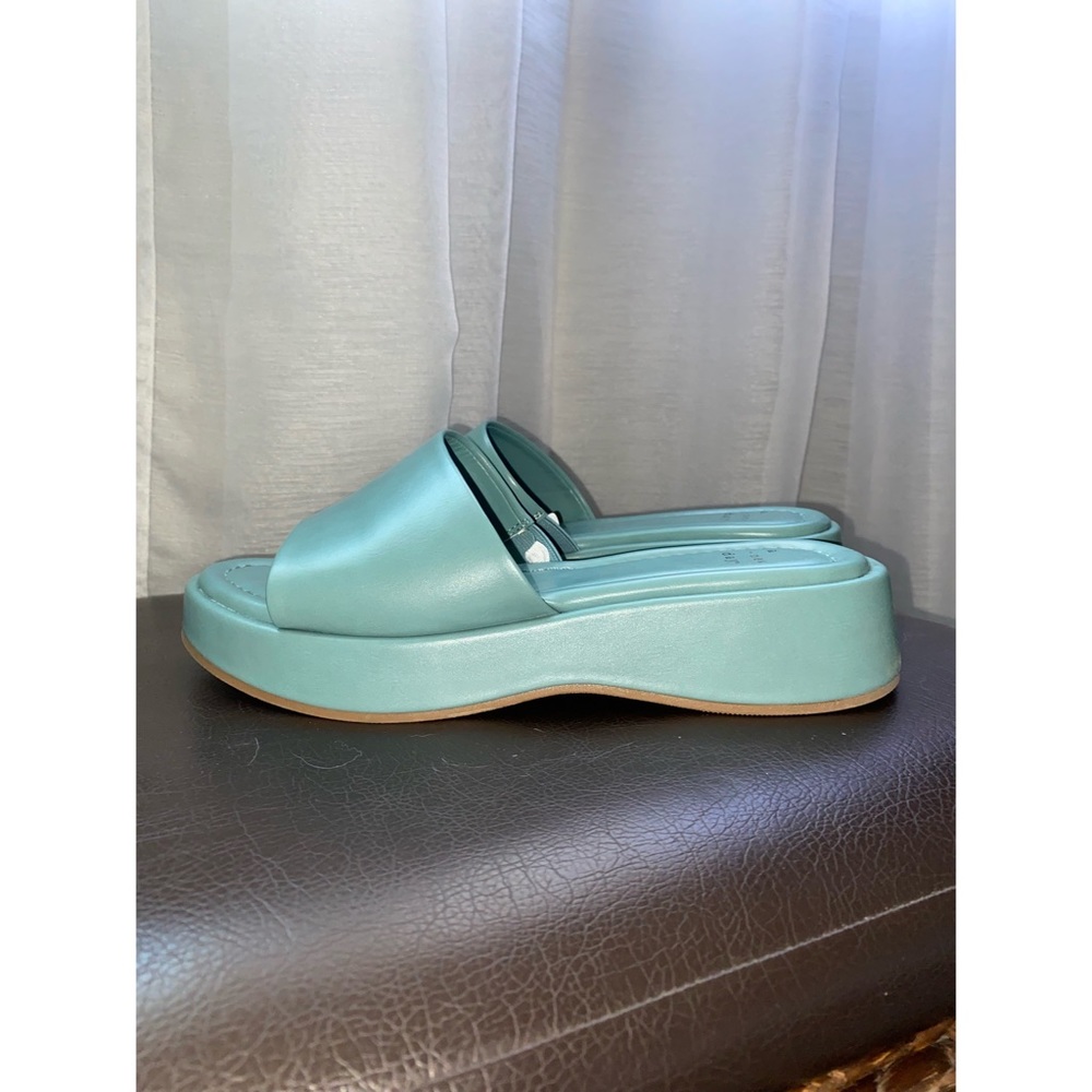 Target brand . A New Day: Carlita wedge heel. Blue . Teal . Size 7